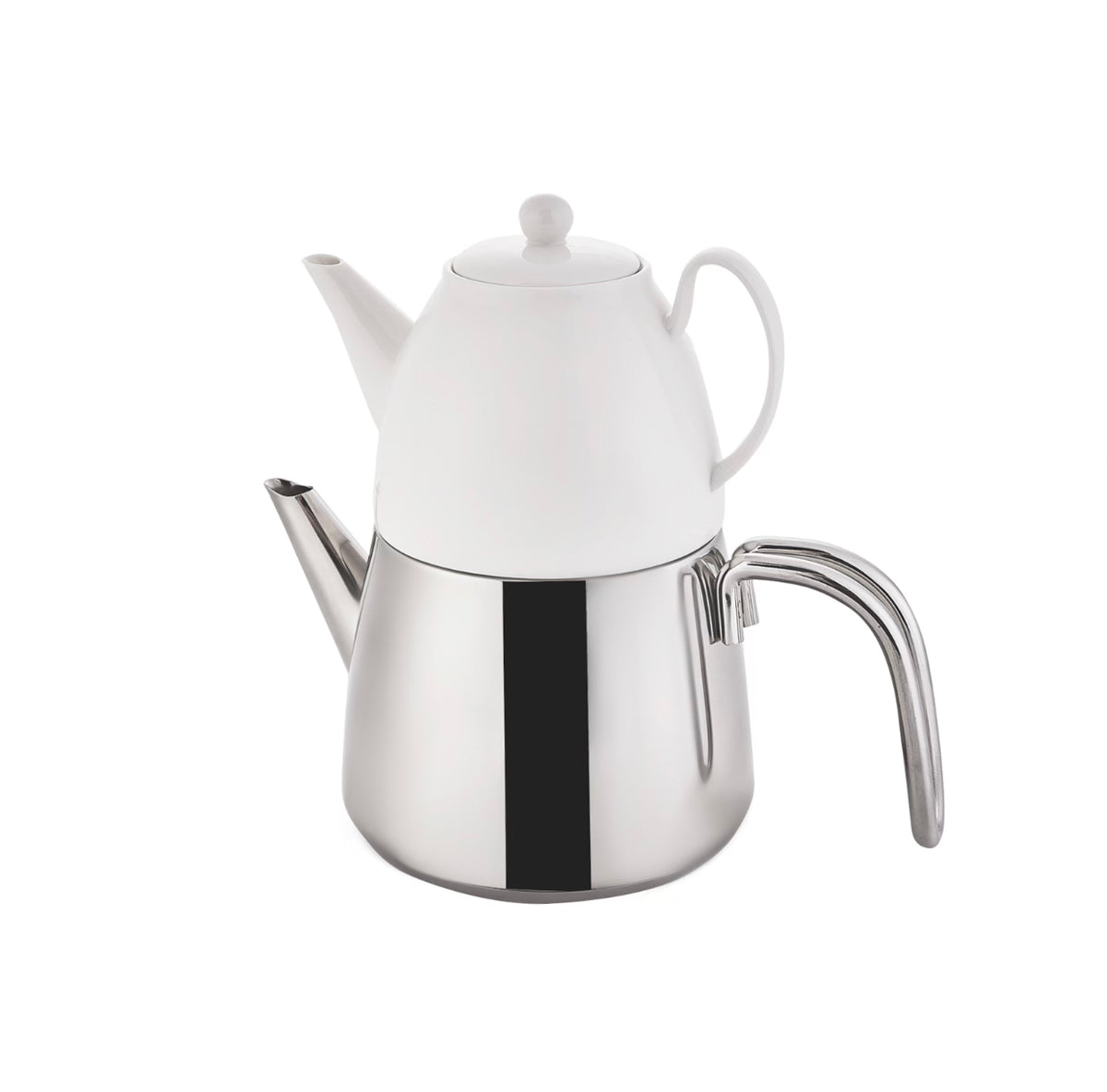 Théière Karawan Mariage Frères - Argenté Brillant Vintage - Occasion Bon État