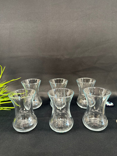 Ensemble de 6 verres à thé paşabahçe