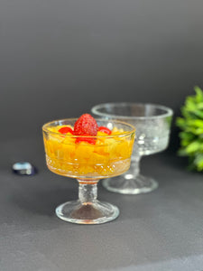 Ensemble de 2 bols à dessert sur pied