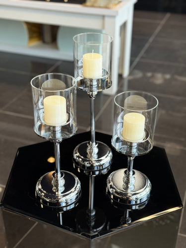 Ensemble de 3 chandeliers