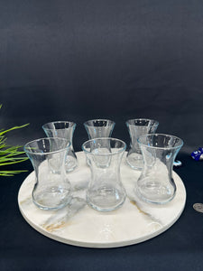 Ensemble de 6 verres à thé paşabahçe