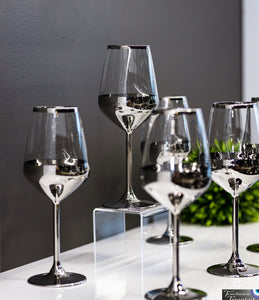 Ensemble de 6 verres sur pied