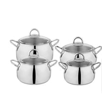 Charger l'image dans la galerie, Batterie de cuisine Schafer New Trendy – 8 pièces en acier. -20%