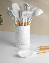 Charger l'image dans la galerie, Ensemble d’ustensiles de cuisine en silicone Nehir – 12 pièces