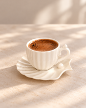 Charger l'image dans la galerie, Ensemble de 6 tasses à café turc et à espresso avec soucoupes – Nehir